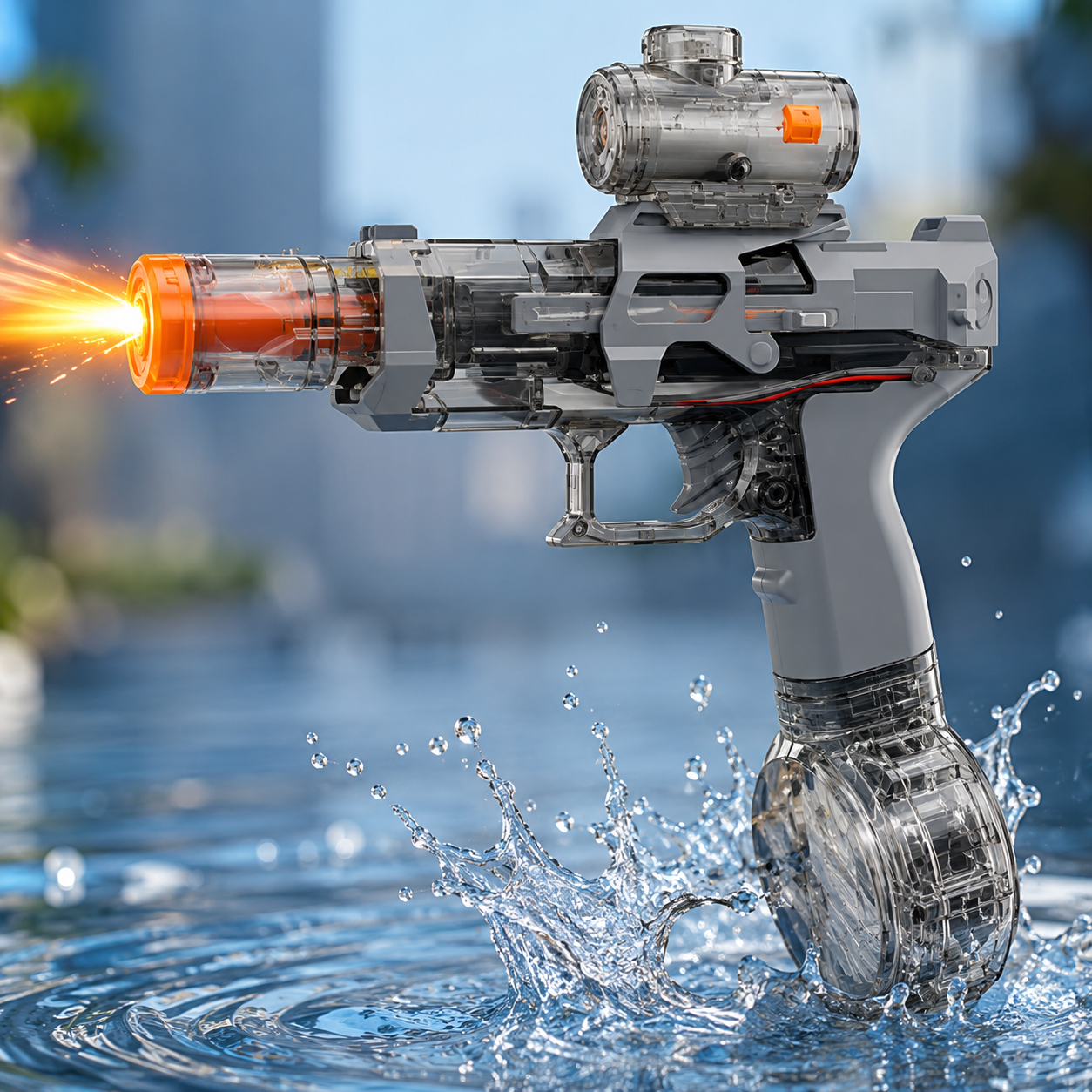 Pistolet à eau électrique - HydroStorm™ - Club Des Enfants