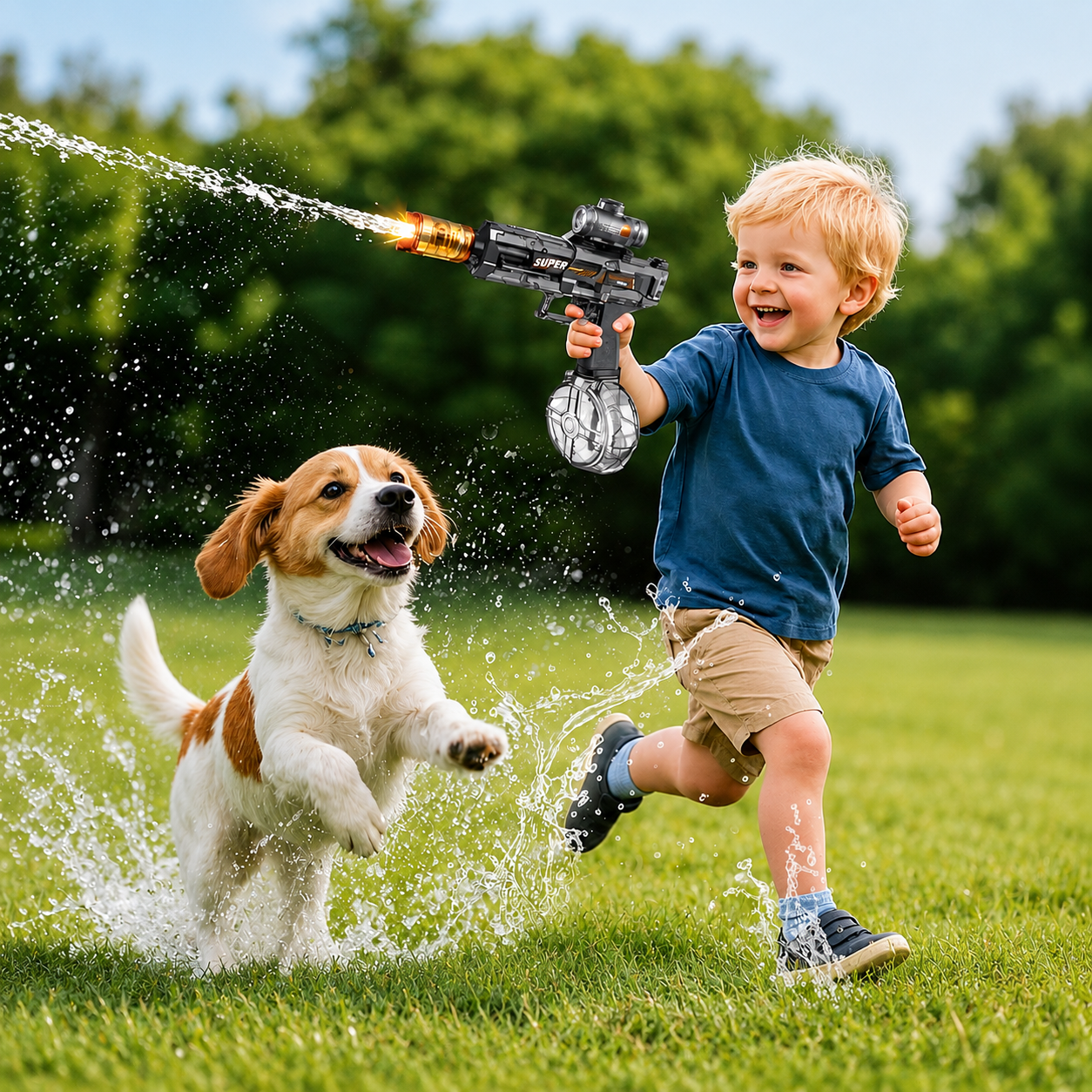 Pistolet à eau électrique - HydroStorm™ - Club Des Enfants