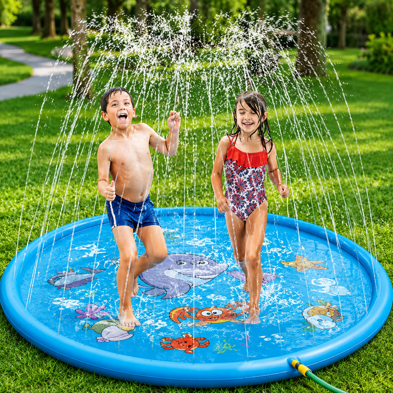 Tapis gonflable enfant - Splashéo™ - Club Des Enfants