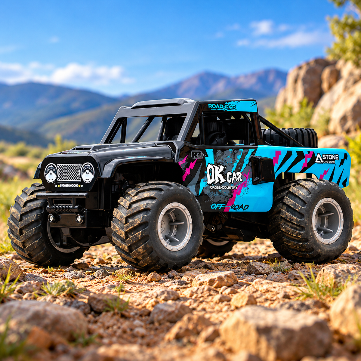 Voiture télécommandée tout terrain - TerraTruck™ - Club Des Enfants