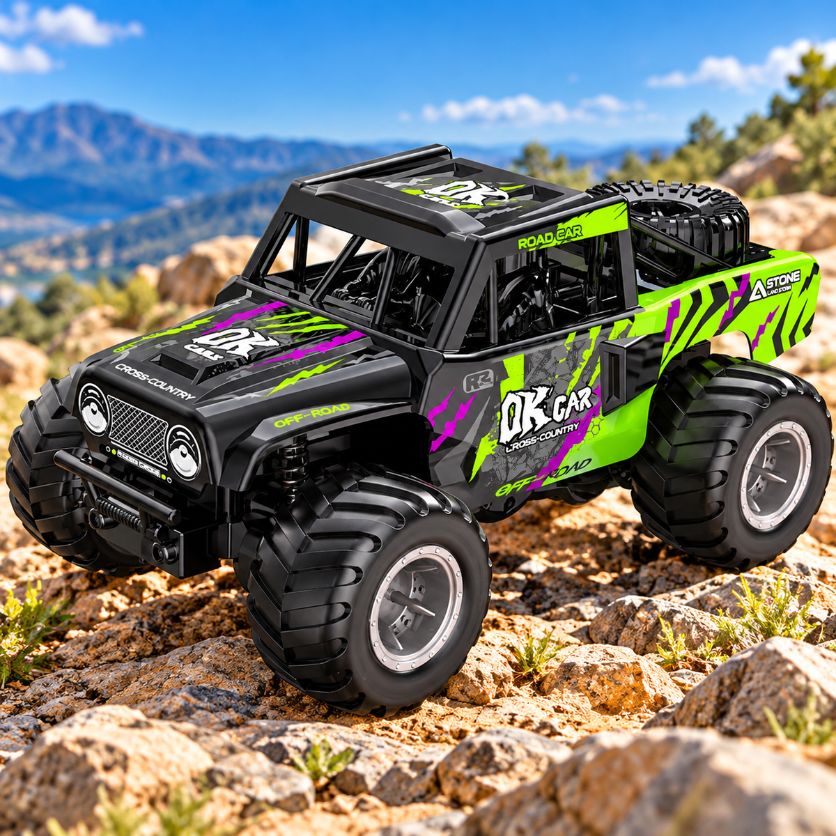 Voiture télécommandée tout terrain - TerraTruck™ - Club Des Enfants