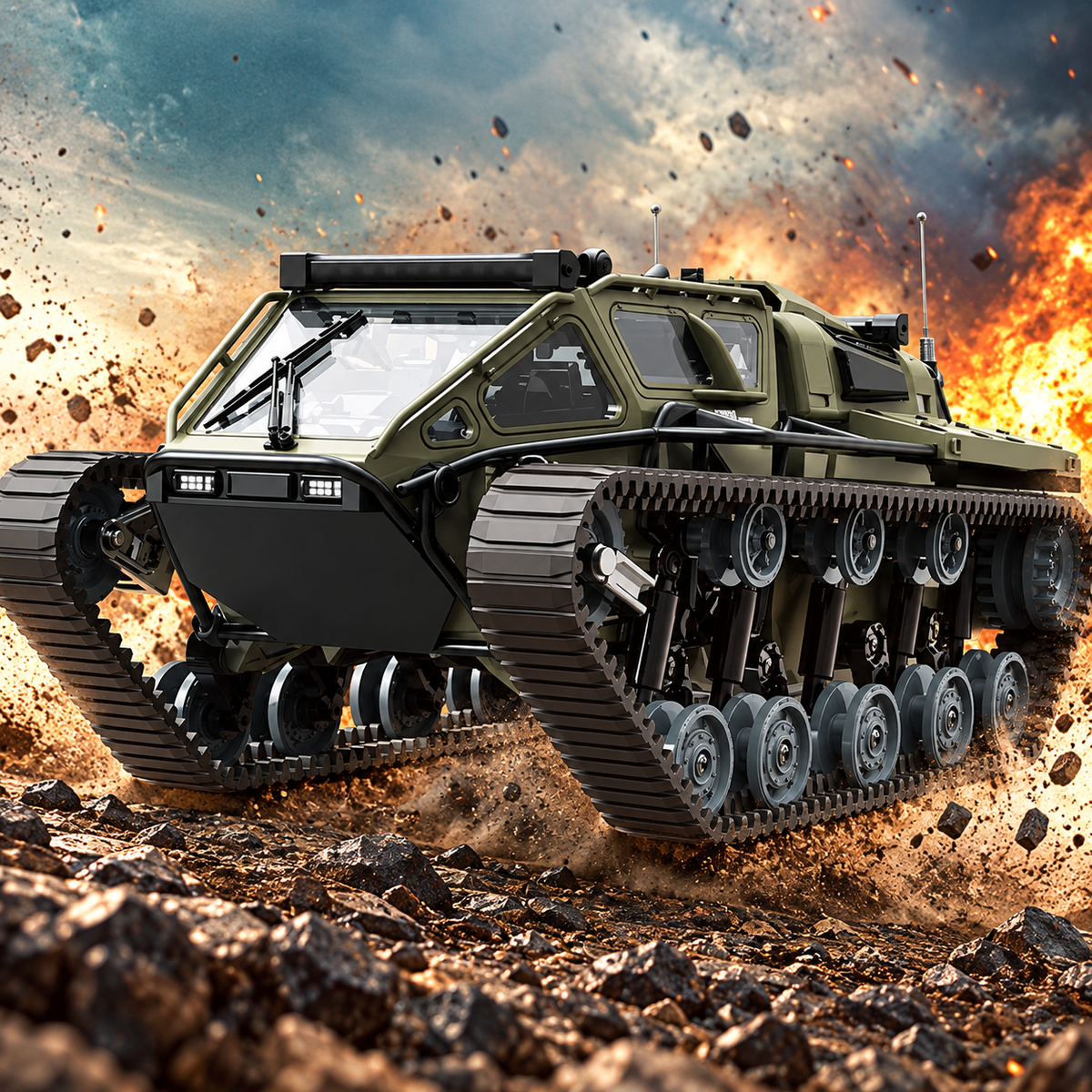 Voiture télécommandée tout terrain - TrackForce™ - Club Des Enfants