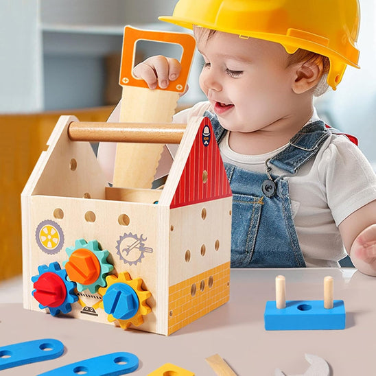 jeu de construction en bois - Petit Bâtisseur™ - Club Des Enfants