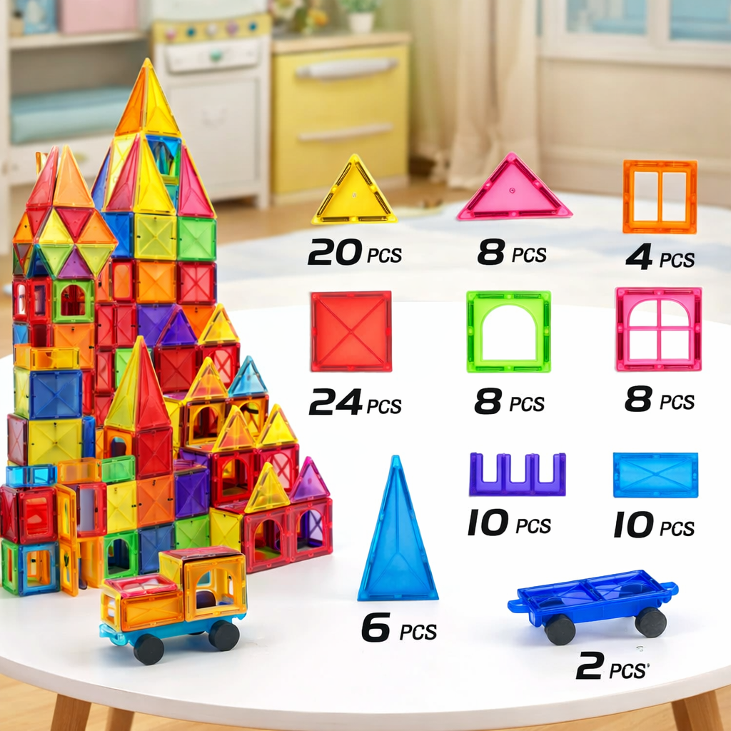 jeu de construction magnétique - MagnaBuild™ - Club Des Enfants
